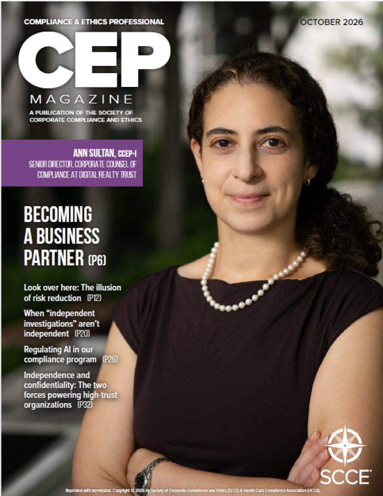 Regulating AI in Our Compliance Program